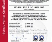 ISO 9001:2015 & ISO 140001:2015