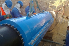 Pipeline Reinforcement Sleeve Installation